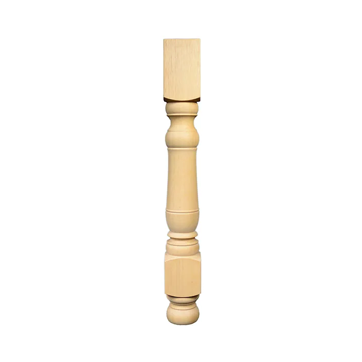 28’ Farm Hardwood Table Leg (Tl710) Unfinished / Set Of 1 Legs