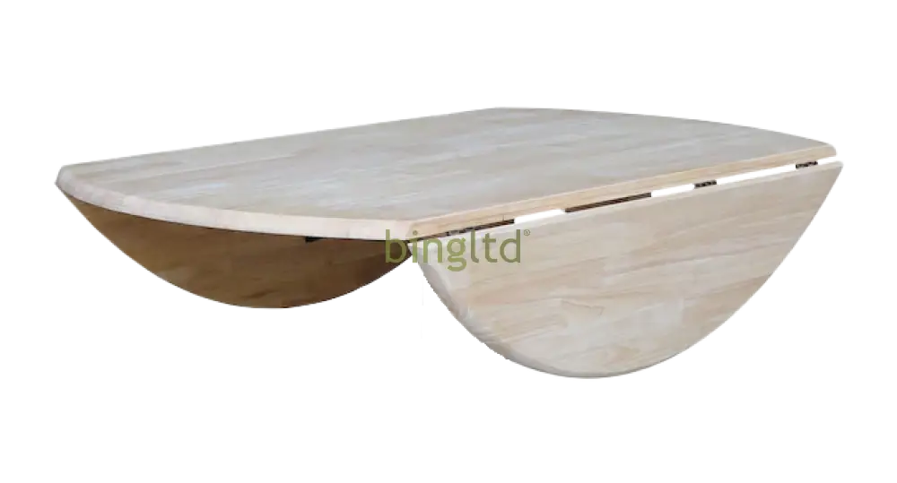 Unfinished Dropleaf Table Top (Ttsize-Dl-Rw-Unf) 42 Inches / Round Dropleaf Set Of 1 Tops