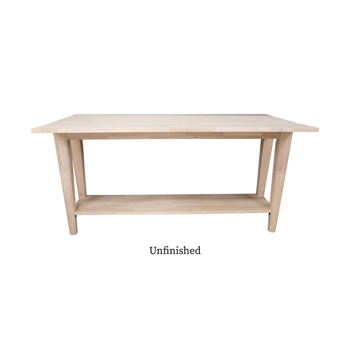 Abner Sofa Table (Dk3101-Rw-Color) Unfinished / Set Of 1 Tables