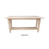 Abner Sofa Table (Dk3101-Rw-Color) Unfinished / Set Of 1 Tables