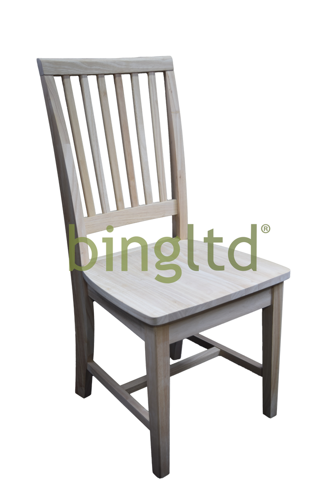 Waylons 39’ Mission Chair - Unfinished (Ch3901[A]-Rw-Unf)