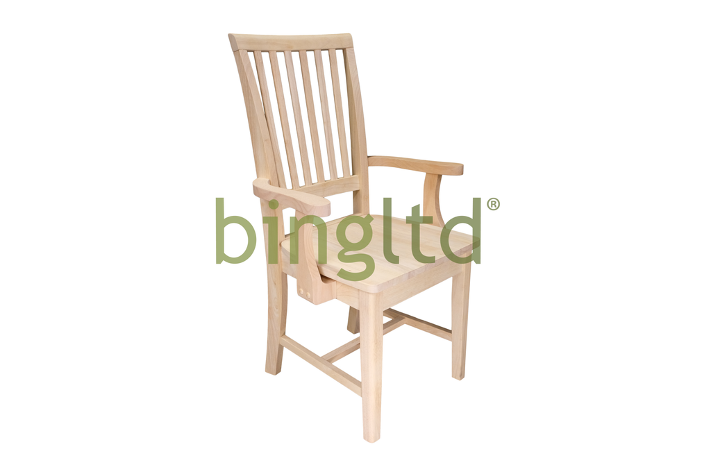 Waylons 39’ Mission Chair - Unfinished (Ch3901[A]-Rw-Unf)