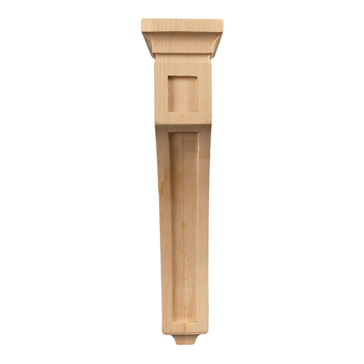 14’ Corbel Traditional Solid Rubberwood Bracket (C-Wc22-Rw) Corbels & Brackets