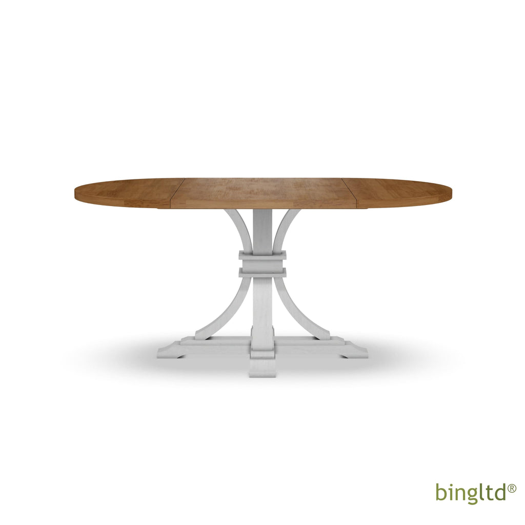 Bingltd - 48’ X To 66’ Butterfly 30’ Tall Gabriel Dining Table (Tt4866-Pd-12B30) Kitchen &