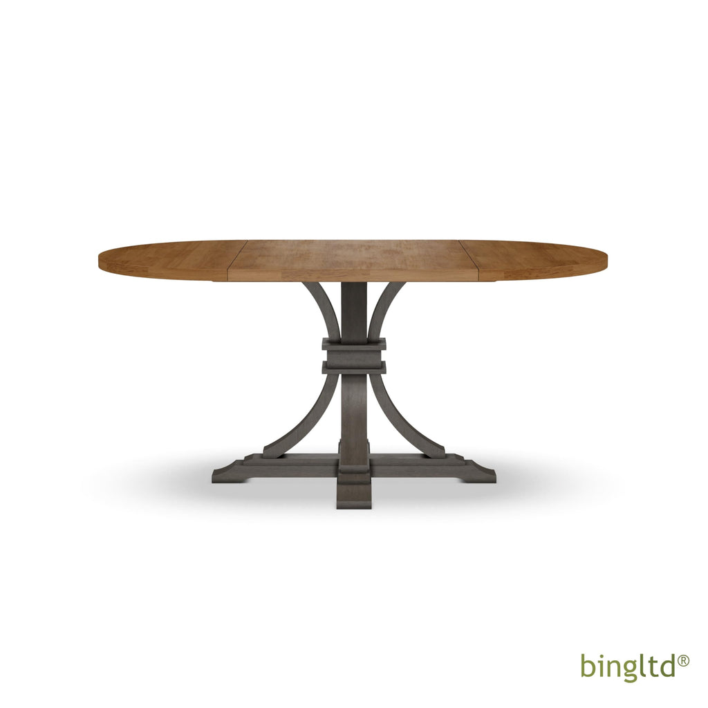 Bingltd - 48’ X To 66’ Butterfly 30’ Tall Gabriel Dining Table (Tt4866-Pd-12B30) Kitchen &