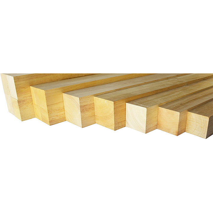 Bingltd - Unfinished Solid Wood Square Post Aa Grade